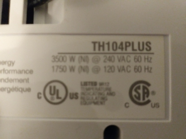 Lot de thermostats 7  x programmables et 3 x  non programmables dans Électricité  à Ville de Québec - Image 2