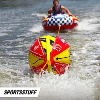 Brand new towable booster ball for water sports. Improves towing performance for 1–4 person towables...