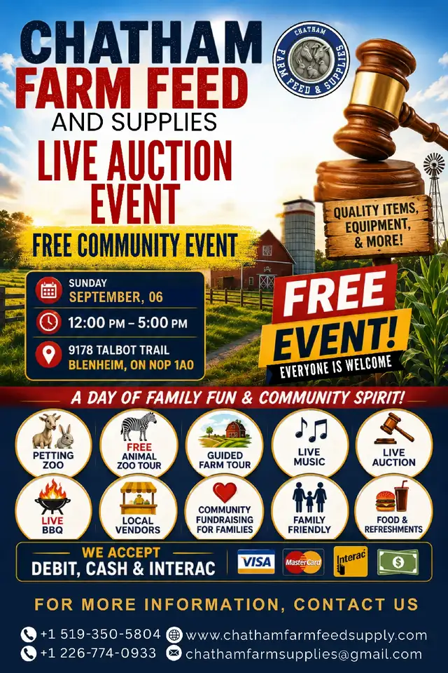 BLENHEIM LIVE AUCTION AND FARM TOUR