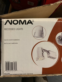 3 x 3 inch Noma Recessed Lights - extra bulbs included