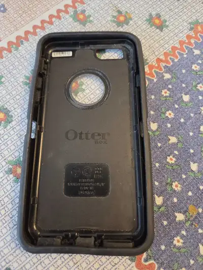 This used Otterbox phone case is designed for the iPhone 7 Plus or 8 Plus, offering robust protectio...