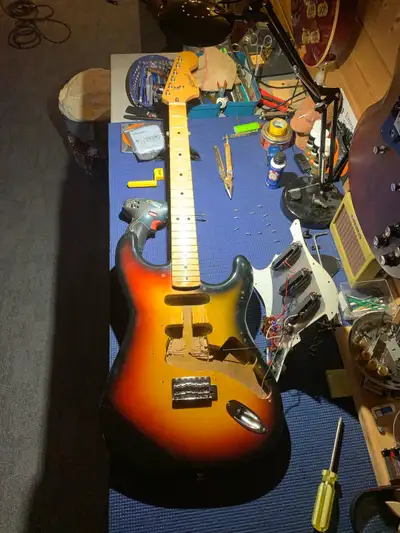 I collect old Japanese made guitars… from early 70’s. My recent purchase turned out to have after ma...