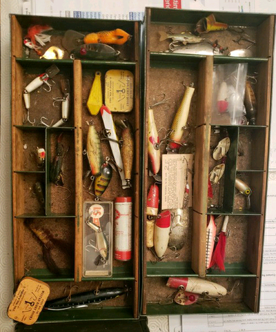 Looking to buy vintage fishing lures, View more