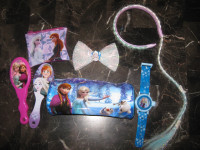 Lot of Disney Frozen Items, Watch, Headband, Cases - $15.00 obo