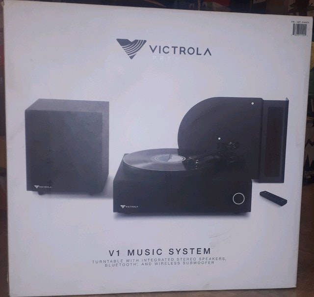 New Victrola V1 Integrated turntable system w/ sub & bluetooth Stereo