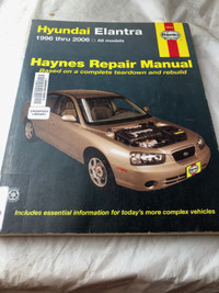 HAYNES 1996 - 2006 HYUNDAI ELLANTRA REPAIR MANUAL #M1312