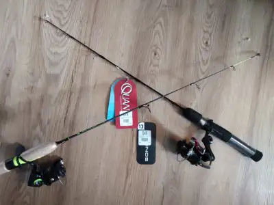 2 Brand new Ice fishing rods, View more