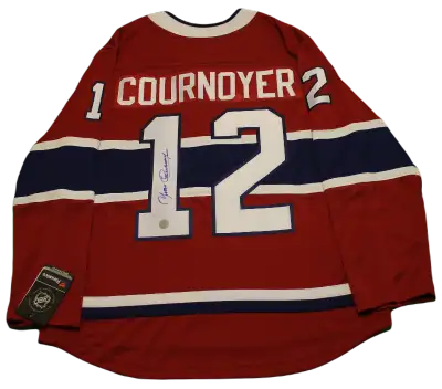 Up for sale is a brand new(with tags) Montreal Canadiens Fanatics jersey signed by NHL great Yvan Co...