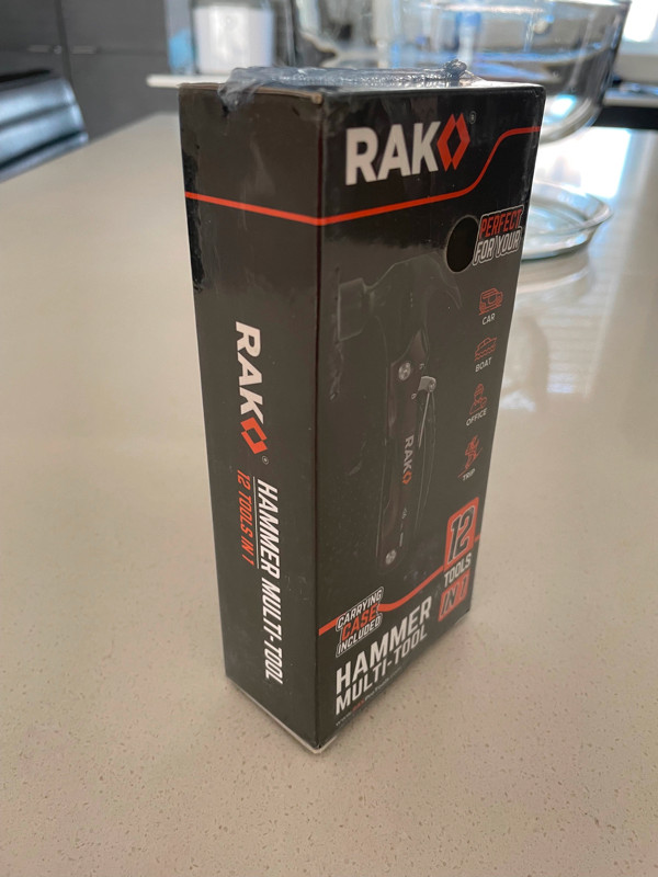 Rak Hammer Multi-Tool, 12-in-1- Brand New/Sealed in Hand Tools in London - Image 3