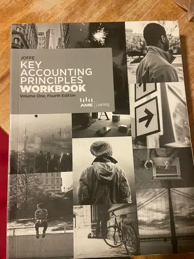 I'm selling two business textbooks: Joffe Key Accounting Principles Workbook, Volume One, Fourth Edi...