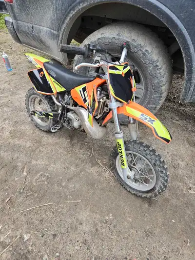 2007 ktm sx50 runs great, fast bike, aftermarket exhaust, no ownership $1600obo