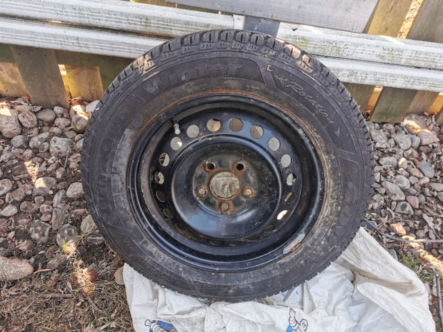 Set of wheels and tires off of a ford focus in Tires & Rims in St. Catharines
