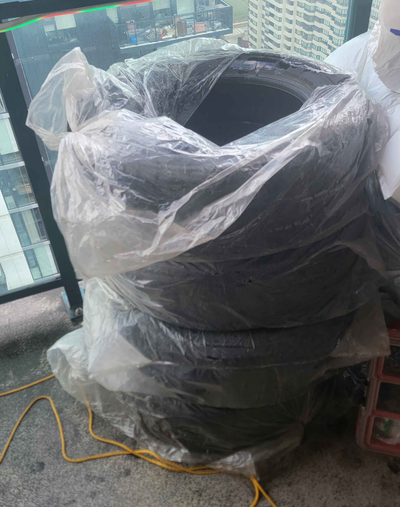 Dodge Caravan winter tires Bridgestone winter tires Excellent condition Never been installed on the...
