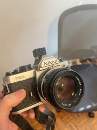 Nikon FM2 Film Camera + Nikon AI NIKKOR 50mm f/1.4 + Light Meter