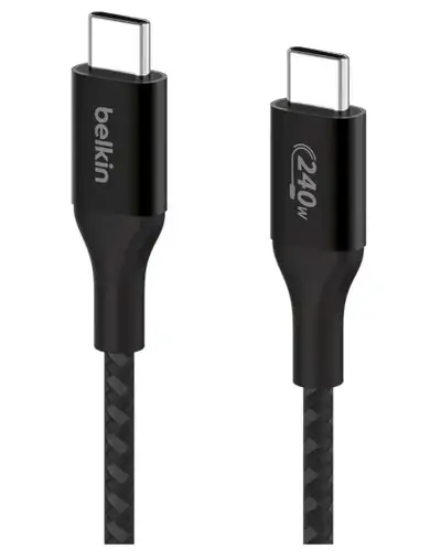 Belkin BoostCharge USB-C to USB-C Power Cable  6.6ft 250W, View more