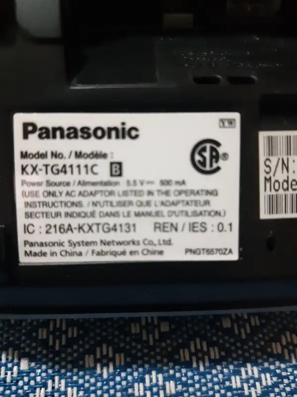 Panasonic Cordless Telephone System with Answering Machine596426920497008643