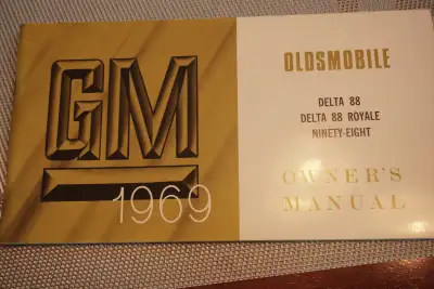 1969 OLDSMOBILE OWNERS MANUAL