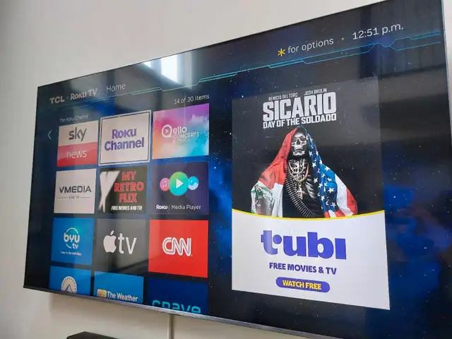 65 inch TCL QLED 4K Roku Smart TV in TVs in Ottawa - Image 5