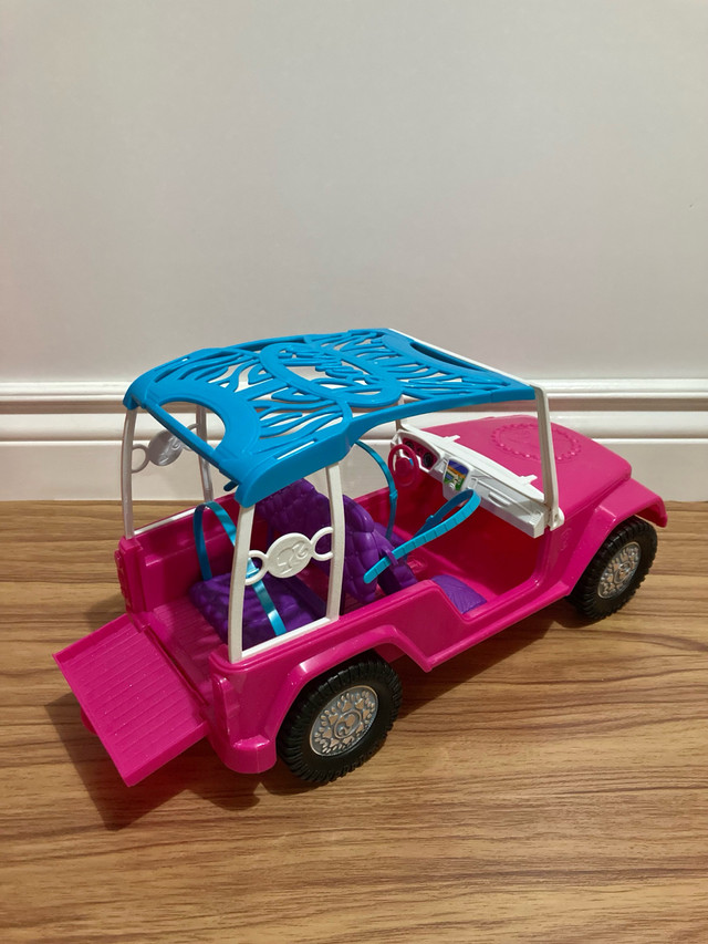 Barbie doll pink Jeep in Toys & Games in Mississauga / Peel Region - Image 2