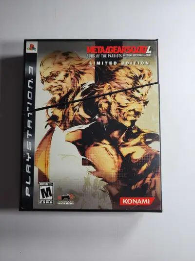 I'm offering the limited edition of Metal Gear Solid 4: Guns of the Patriots for the Playstation 3!...