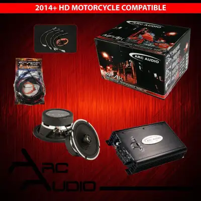 Arc Audio M.P.A.K. 8 Harley Davidson 2014-up Audio Upgrade Kit Exclusively by ARC Audio for the Harl...