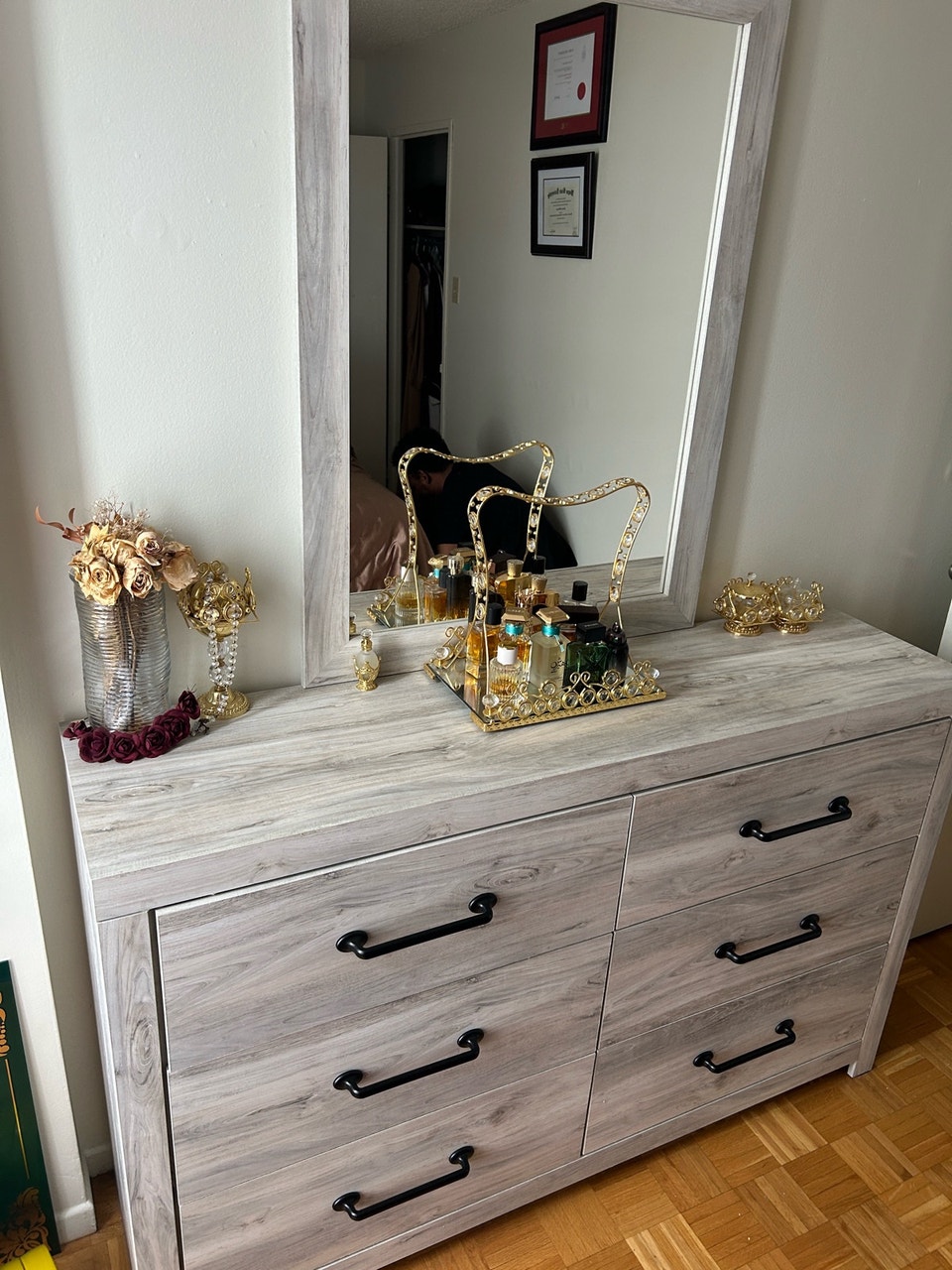 Soren 6-Drawer Dresser – Bleached Oak – Excellent Condition | Other ...