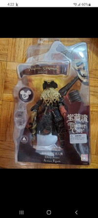 Disney Pirates of the Caribbean official Davy Jones toy figure 