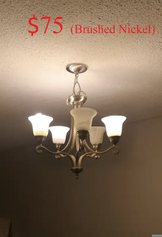 3Bulb Light fixture, Flush mount & Hanging Fixtures, Chandeliers in Indoor Lighting & Fans in Mississauga / Peel Region - Image 9