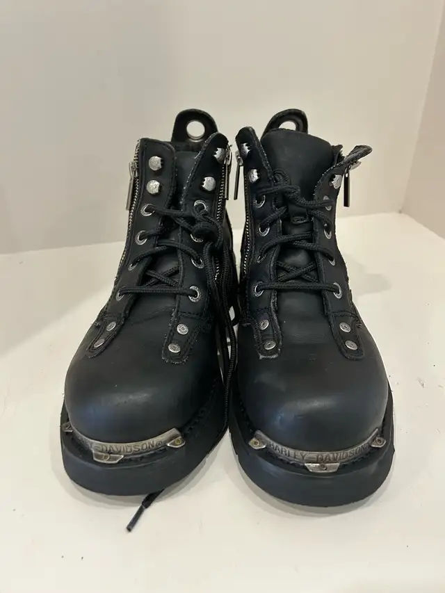  Harley Davidson Men’s  motorcycle boots in Men's Shoes in Calgary - Image 3