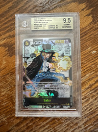 Manga Art Sabo English OP04-083 One Piece CG BGS 9.5 GEM MINT