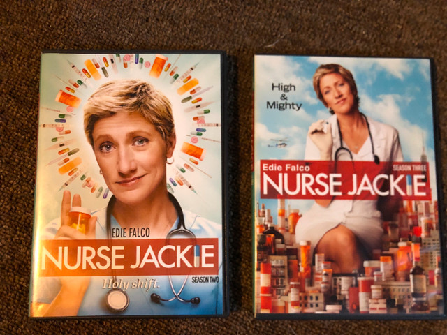 Nurse Jackie Seasons 2 and 3 - $10 each in CDs, DVDs & Blu-ray in Edmonton