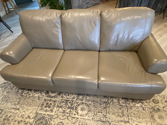 All leather Couch and love seat  in Couches & Futons in Owen Sound