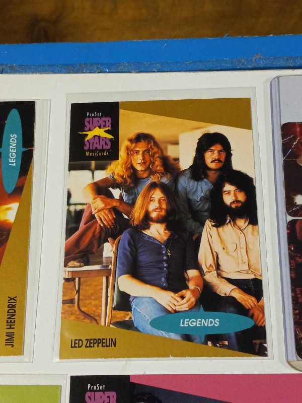 Vintage Classic Rock Trading Cards Motely,Zeppelin,Ozzy Lot 11 in Arts & Collectibles in Trenton - Image 2