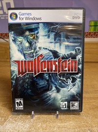 Wolfenstein Games for Windows PC DVD mature 17+