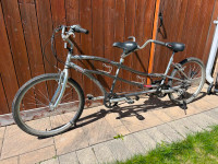 Tandem 2 person double bike, dual drive Shimano gears need some