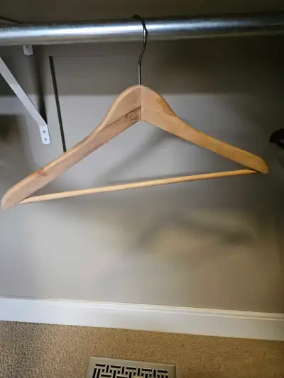 Wood & Plastic Clothing Hangers – Bulk – IKEA + Others, View more