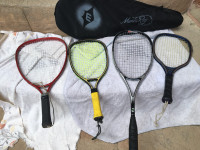 Squash and racket ball rackets 