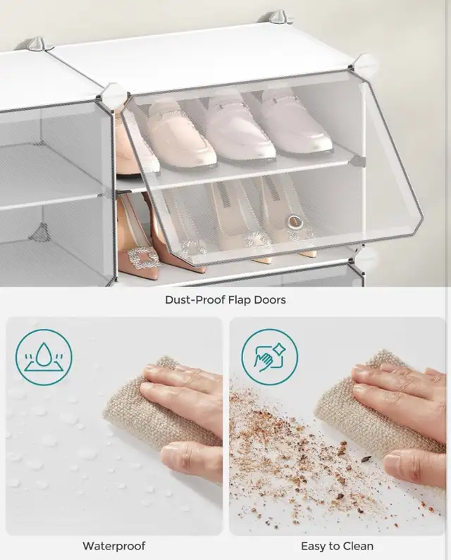 SONGMICS 10-Tier Modular Shoe Storage Rack in Storage & Organization in Oshawa / Durham Region - Image 8