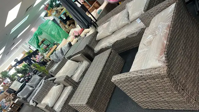 6-Piece Outdoor Sectional Conversation Set with Coffee Table – A in Patio & Garden Furniture in Markham / York Region - Image 11