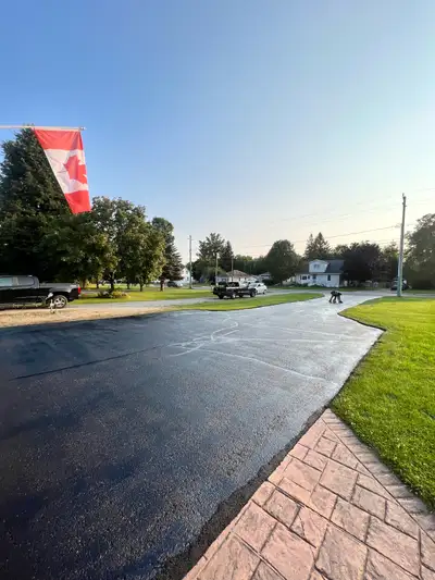 Driveway Sealing -Asphalt Sealcoat - Paving - Potholes fix , View more