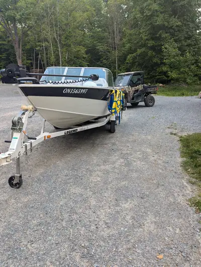 2009 Legend Xtreme 2009 Trailer swing tounge 2022 60 Hp Tohatsu Warranty remaining on motor 4 seats,...