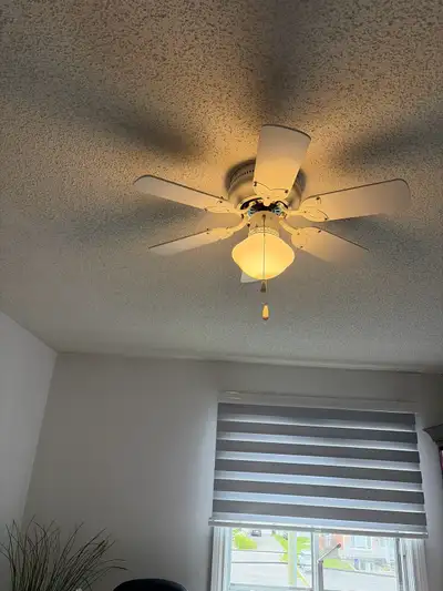 Ventilateur plafonnier blanc, View more