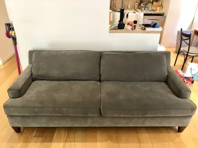 Ethan Allen ARCATA Couch Modern Deep Comfortable Sofa Free Deliv, View more