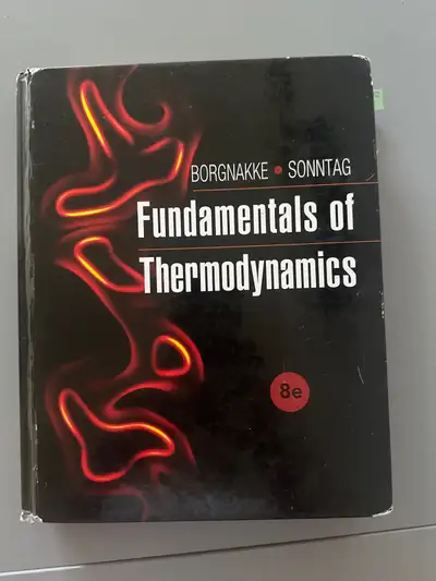 Fundamental of Thermodynamics, ENG 1460, View more