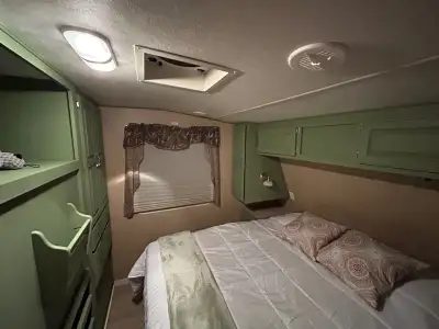 Camper for sale with site & shed at marine park. ️ Fees paid until May 2026. Beautiful well cared fo...