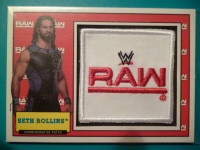 WWE Raw Patch Topps Relic Cards 2018 - Seth Rollins Dean Ambrose