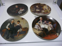 PLATES - Norman Rockwell collector plates - $6.00 each