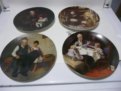 PLATES - Norman Rockwell collector plates - $6.00 each, View more