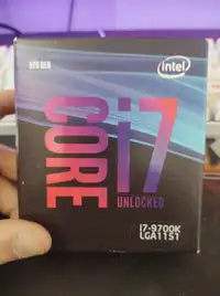 9th Gen intel i7-9700k Unlocked CPU brand new, never opened