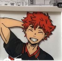 Custom Anime Character Glass Paintings